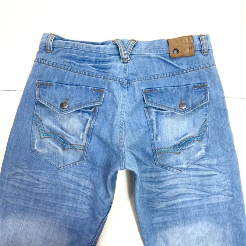 JORDAN Craig Slim Straight Jeans in Light Washed RN#79771